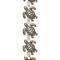 12 Packs: 8 ct. (96 total) Silver Metal Sea Turtle Beads, 18mm by Bead Landing™